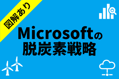 マイクロソフトの脱炭素に向けた経営戦略～クラウド・投資戦略も解説